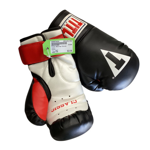 Used Title Boxing Gloves Black Youth 11760-S000070254