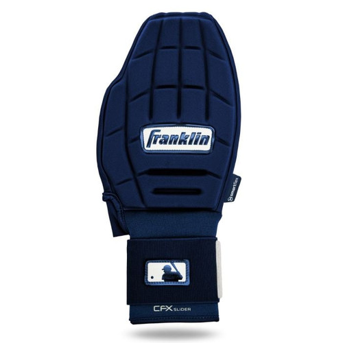 Vist Large View of Product Image Which is Franklin CFX Slider PRT Youth Protective Sliding Glove Navy #23554C4