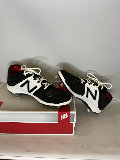 Vist Large View of Product Image Which is Used New Balance REVLITE BB/SB Cleats Black Senior 12.5