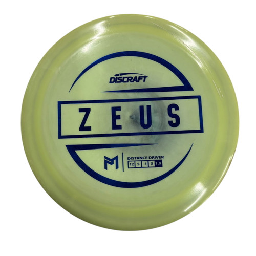Used Discraft ZEUS PM Disc Golf Driver Green 11406-S000102960