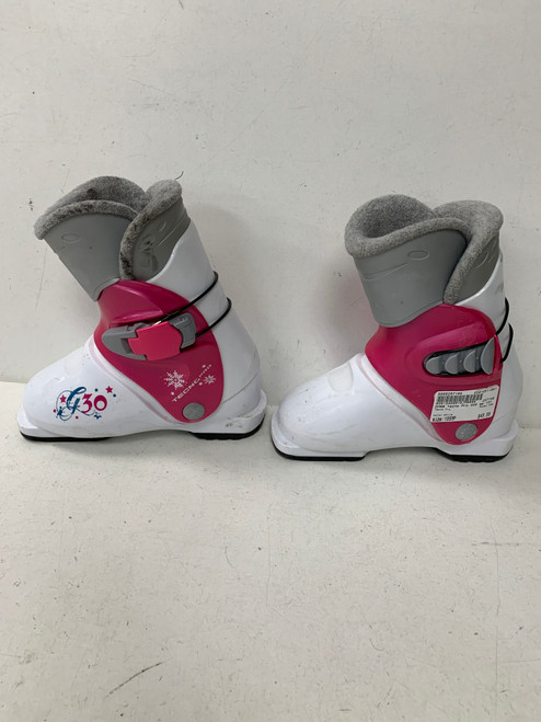 Vist Large View of Product Image Which is Used Tecno Pro G30 Girls DH Ski Boot White 195 MP - Y13