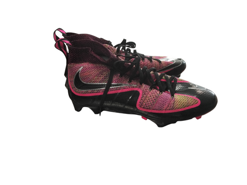 Vist Large View of Product Image Which is Used Nike Adult FB Cleats Pink Senior 12