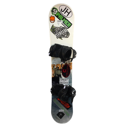 Used Head HEAD+ SNOWBOARD Boys Board/Binding White 125 cm 11749-S000180616