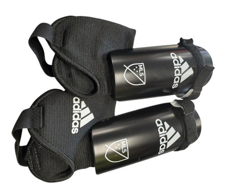 Used Adidas Soccer Shin Guards Youth Black MD 11849-S000023964