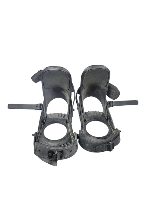 Vist Large View of Product Image Which is Used RED ADJUSTABLE BINDINGS Mens Binding Only Black M/L