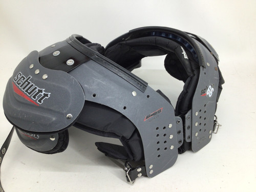 Used Schutt AIRMAX 2.0 SKILL 2XL SR FB SP FB Shoulder Pads Grey 2X 11752-S000060461