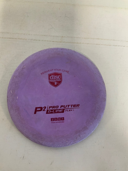 Used Discmania P2 D LINE Disc Golf Putter Purple 175g 11823-S000029100