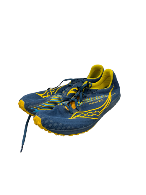 Vist Large View of Product Image Which is Used Saucony Track & Field Cleats Adult Navy Blue Senior 10