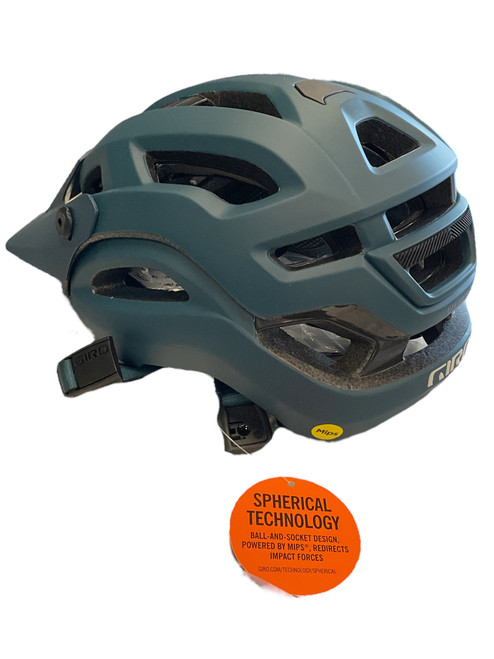 Vist Large View of Product Image Which is Used Giro MANIFEST SPHERICAL Bike Helmet Navy Blue SM