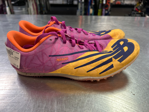 Vist Large View of Product Image Which is Used New Balance Track & Field Cleats Adult Pink Senior 8