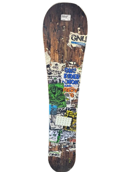 Used GNU RIDERS CHOICE Mens Snowboard Only Natural 154 cm 11853-S000117731