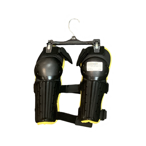 Used BLACK HOCKEY SG KIDS Junior Shin Guards Black 10" 11649-S000142793