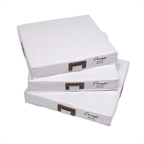 Vist Large View of Product Image Which is Champion Sports Foam Filled Quilted Cover Base Set #M300