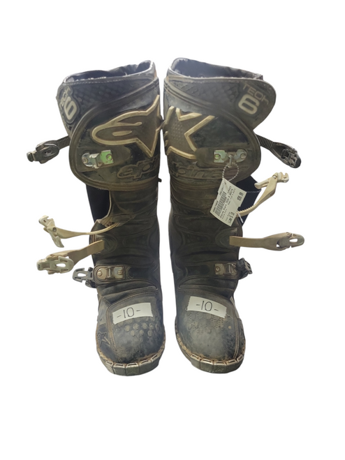 Used Alpine Stars TECH 6 BOOTS Mens Boots Black Senior 10 11708-S000174938