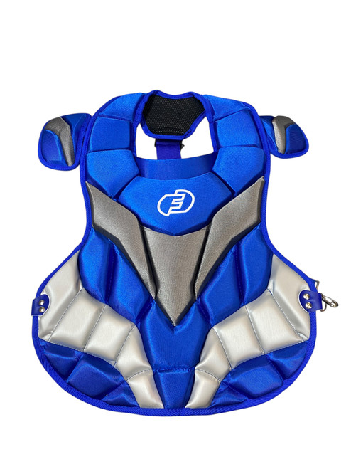 Vist Large View of Product Image Which is Used FORCE 3 Catchers Chest Protector Royal Blue Adult