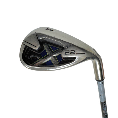 Vist Large View of Product Image Which is Used Callaway X-22 Men's RH Approach Wedge Regular Flex Graphite Shaft 11506-S000272732