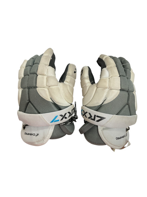Used Champro CRX7 Lacrosse Gloves Mens White MD 11477-S000193422