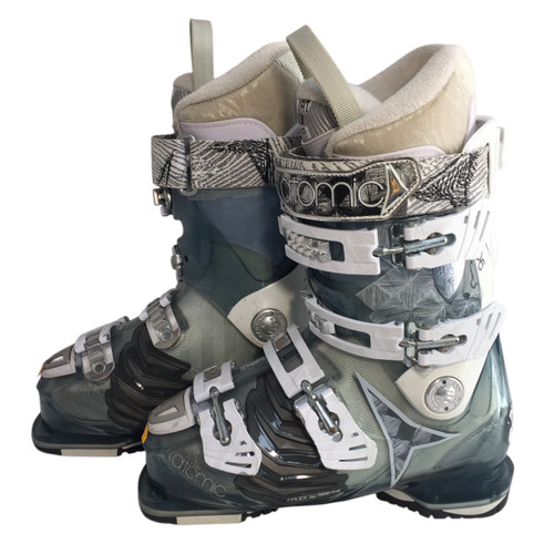 Vist Large View of Product Image Which is Used Atomic 23.5 ATOMIC HAWK 90 Womens DH Ski Boot White 235 MP - J05.5 - W06.5 11749-S000180894