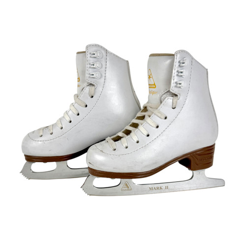 Used Jackson MYSTIQUE Girls Figure Skate White Youth 11.0 11506-S000272763