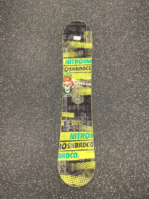 Vist Large View of Product Image Which is Used Nitro RIPPER Boys Snowboard Only Black 126 cm