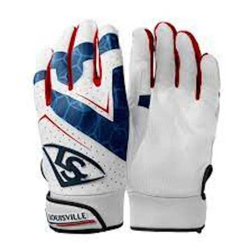 Vist Large View of Product Image Which is New Louisville Slugger Genuine V2 Youth LG USA Batting Gloves