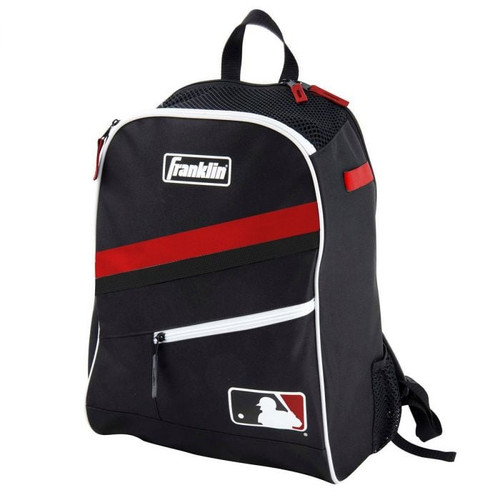 Vist Large View of Product Image Which is Franklin MLB Batpack Black/Red #23396C3