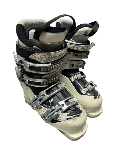 Vist Large View of Product Image Which is Used Salomon 770 MISSON Mens DH Ski Boot White 235 MP - J05.5 - W06.5 11833-S000161530