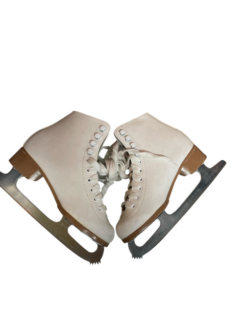 Vist Large View of Product Image Which is Used Riedell WHITE Girls Figure Skate White Junior 02