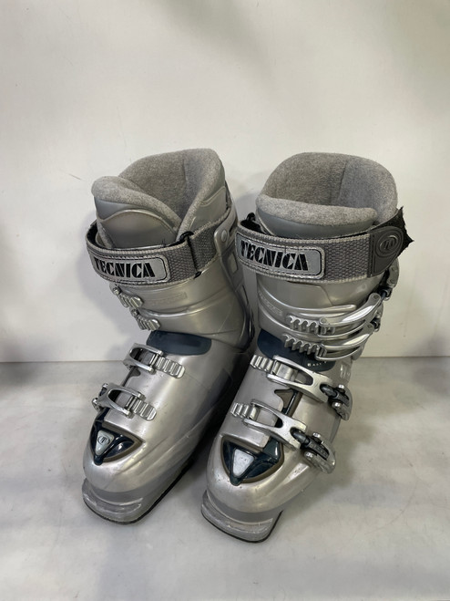 Vist Large View of Product Image Which is Used Tecnica X8 Womens DH Ski Boot Grey 250 MP - M07 - W08 11727-S000173209