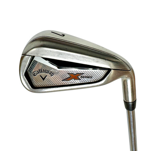 Vist Large View of Product Image Which is Used Callaway X SERIES N415 Men's RH 7 Iron Uniflex Steel Shaft 11506-S000272806