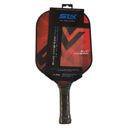 Vist Large View of Product Image Which is NEW Selkirk EVO HYBRID MAX Pickleball Racquet Red 11749-S000180956