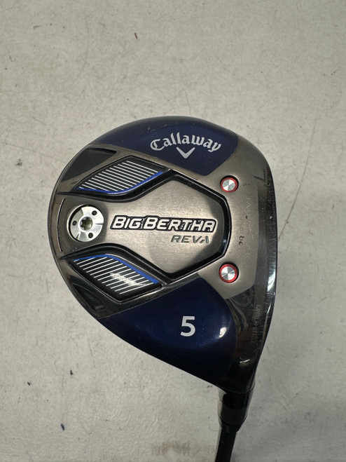 Vist Large View of Product Image Which is Used Callaway BIG BERTHA REVA Womens Fairway Wood RH Black 5 Wood 11835-S000190873