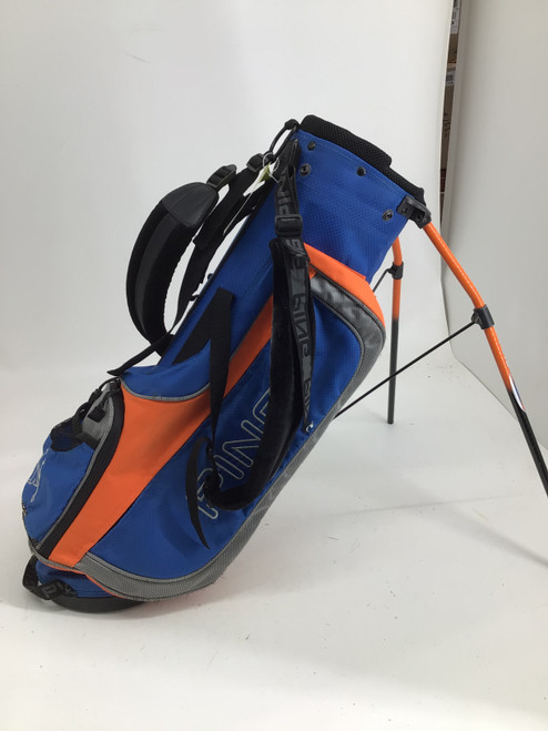 Used Ping MOXIE JR 4 WAY STAND BAG Jr Stand Bag Royal Blue 11752-S000060582