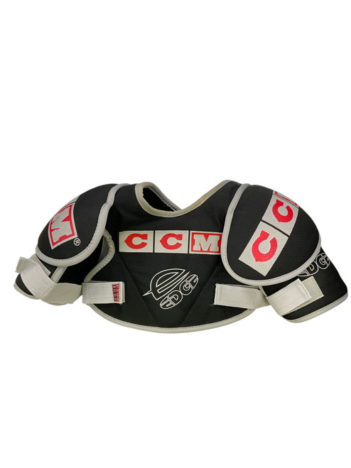 Vist Large View of Product Image Which is Used CCM EDGE Junior Shoulder Pads MD