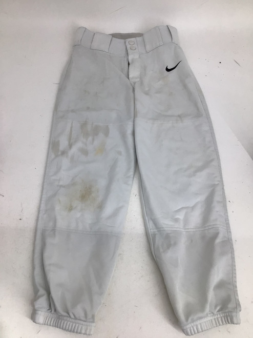 Vist Large View of Product Image Which is Used Nike YOUTH MD BELETED BB/SB PANT BB/SB Pant Boys White MD