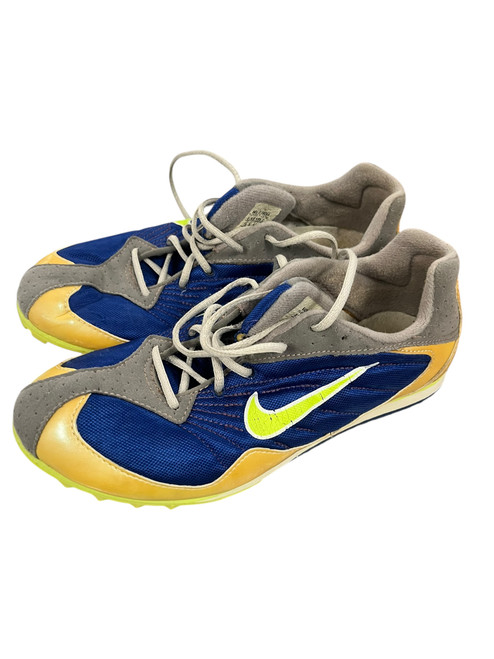 Vist Large View of Product Image Which is Used Nike Track & Field Cleats Adult Royal Blue Senior 7.5