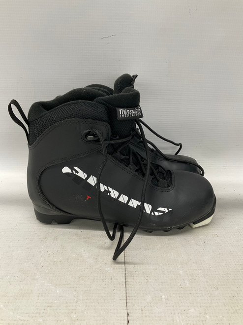 Vist Large View of Product Image Which is Used Alpina T5 JR Boys NNN XC Ski Boots Black JR-03 11836-S000022421
