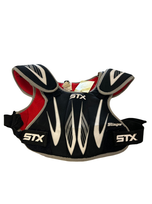 Vist Large View of Product Image Which is Used STX STINGER Lacrosse Shoulder Pads Youth MD