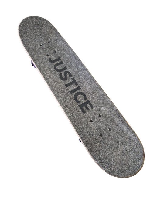 Used JUSTICE SKATEBOARD Complete Skateboard Sky Blue Regular 11617-S000319636