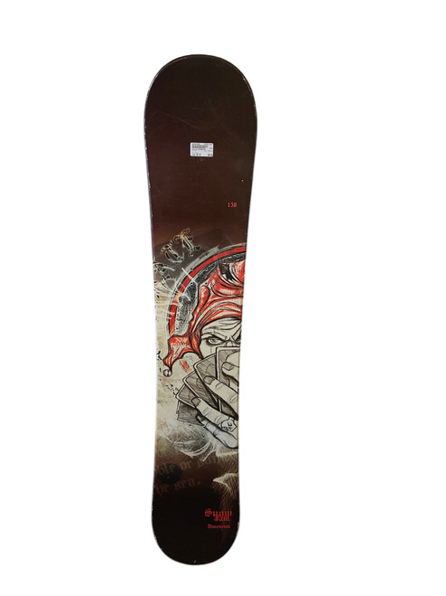 Vist Large View of Product Image Which is Used Snowjam DIMENSION Mens Snowboard Only Black 150 cm 11861-S000018064