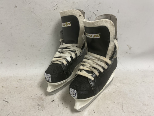 Used CCM CHAMPION 90 Youth Hockey Skate Black Youth 12.0 11855-S000179111