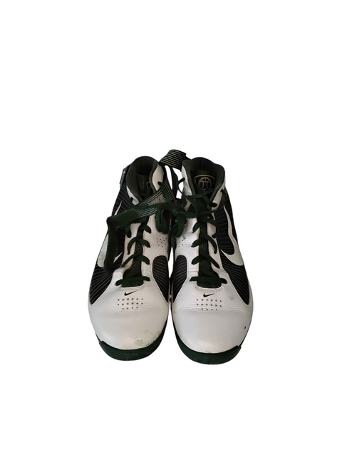 Vist Large View of Product Image Which is Used Nike Basketball Shoes M Black And Green Senior 14