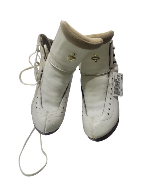 Vist Large View of Product Image Which is Used Riedell FIGURE SKATES 39164 WomensFigure Skate White Senior 5