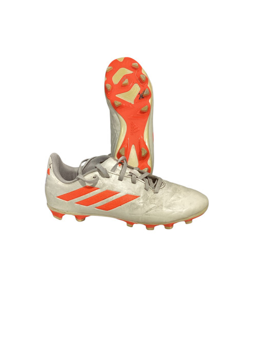 Used Adidas Soccer Cleats Orange And White Junior 06 11804-S000249543