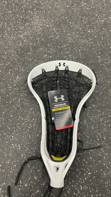 Vist Large View of Product Image Which is Used Under Armour REGIME Womens Lacrosse Head White 11162-S000422313