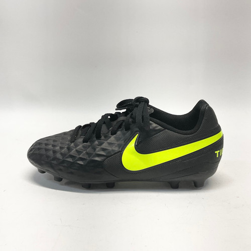 Used Nike TIEMPO Soccer Cleats Black Junior 05.5 11805-S000054134