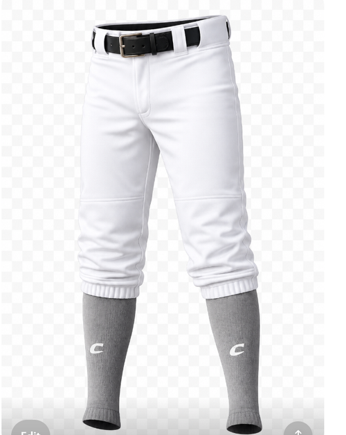 Vist Large View of Product Image Which is New Champro MVP KNICKER BB/SB Pant Boys White MD