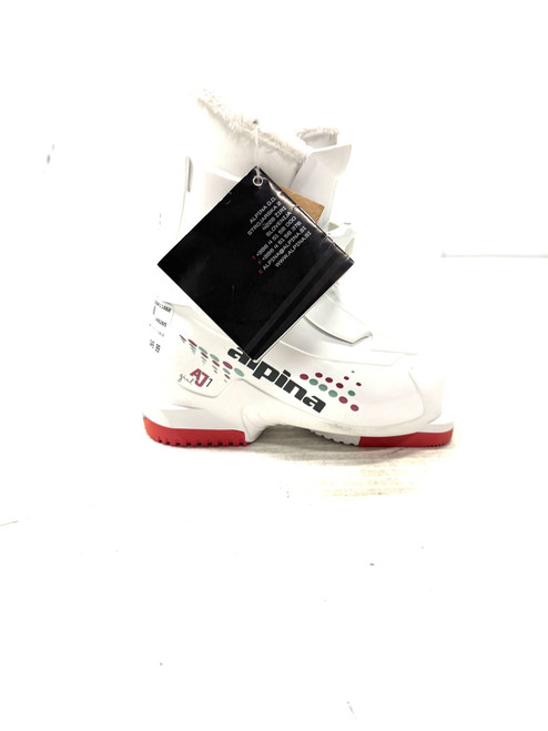 Used Alpina AJ1 GIRLS Girls DH Ski Boot White 175 MP - Y11 11860-S000285603