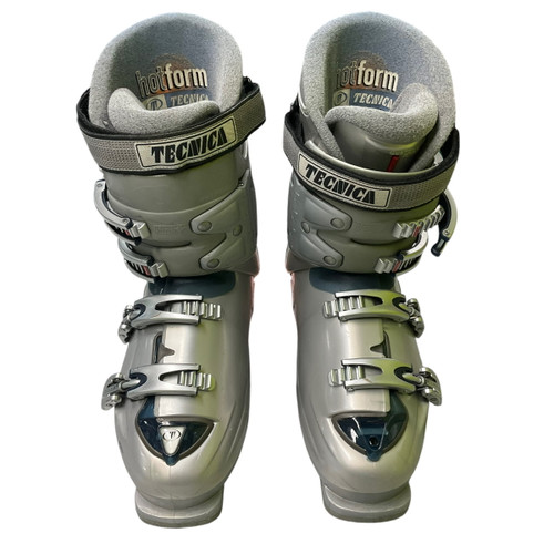Used Tecnica RIVAL X7 Womens DH Ski Boot Grey 265 MP - M08.5 - W09.5 11484-S000273032