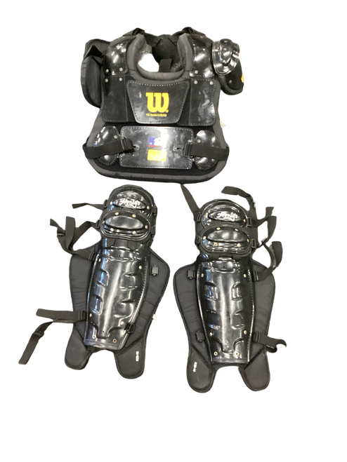 Vist Large View of Product Image Which is Used Wilson HONGIS UMPIRE SET Umpire Accessories Black M/L